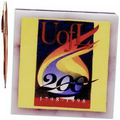 Marble Paperweight w/ Square or Round Sublimation Plate Full Color (2"x2")